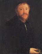 Portrait of Cornelius Gros, AMBERGER, Christoph